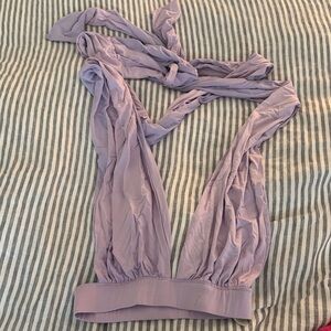Free people Lavender Halter Top